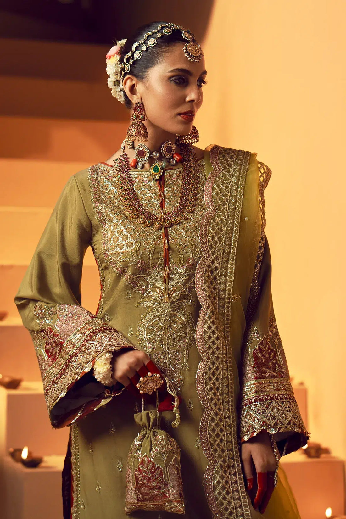 AJR Couture | Mushk The Silk Edit | Barsat - by - Libasekhas UK - Registered Vendor of : AJR Couture - 100% Original Designer Dresss