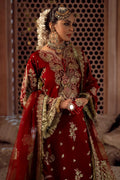 AJR Couture | Mushk The Silk Edit | Gulab - by - Libasekhas UK - Registered Vendor of : AJR Couture - 100% Original Designer Dresss