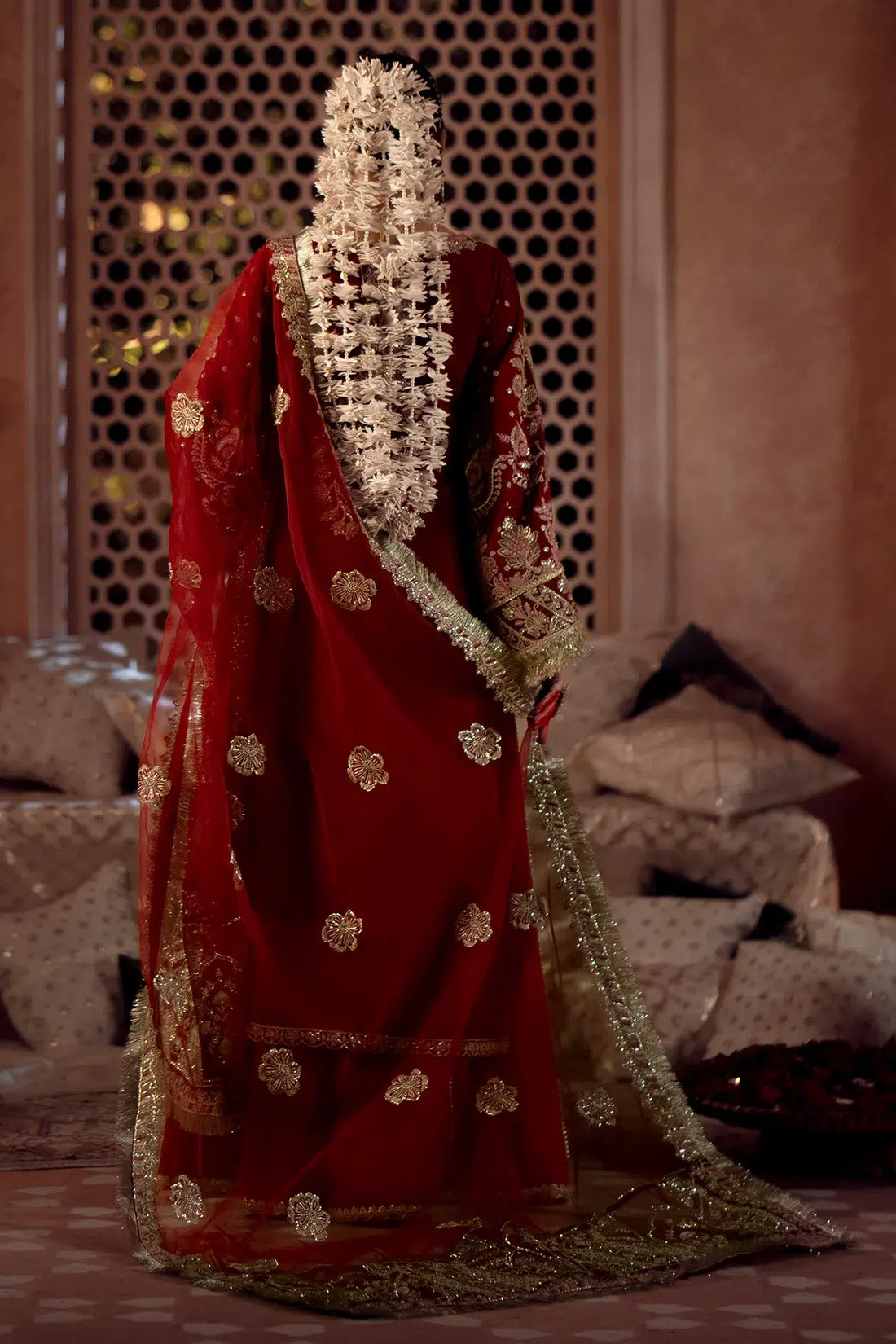 AJR Couture | Mushk The Silk Edit | Gulab - by - Libasekhas UK - Registered Vendor of : AJR Couture - 100% Original Designer Dresss