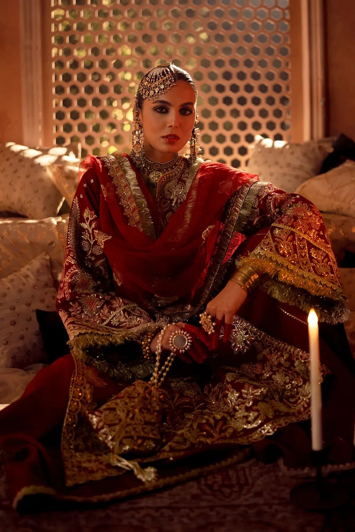 AJR Couture | Mushk The Silk Edit | Gulab - by - Libasekhas UK - Registered Vendor of : AJR Couture - 100% Original Designer Dresss