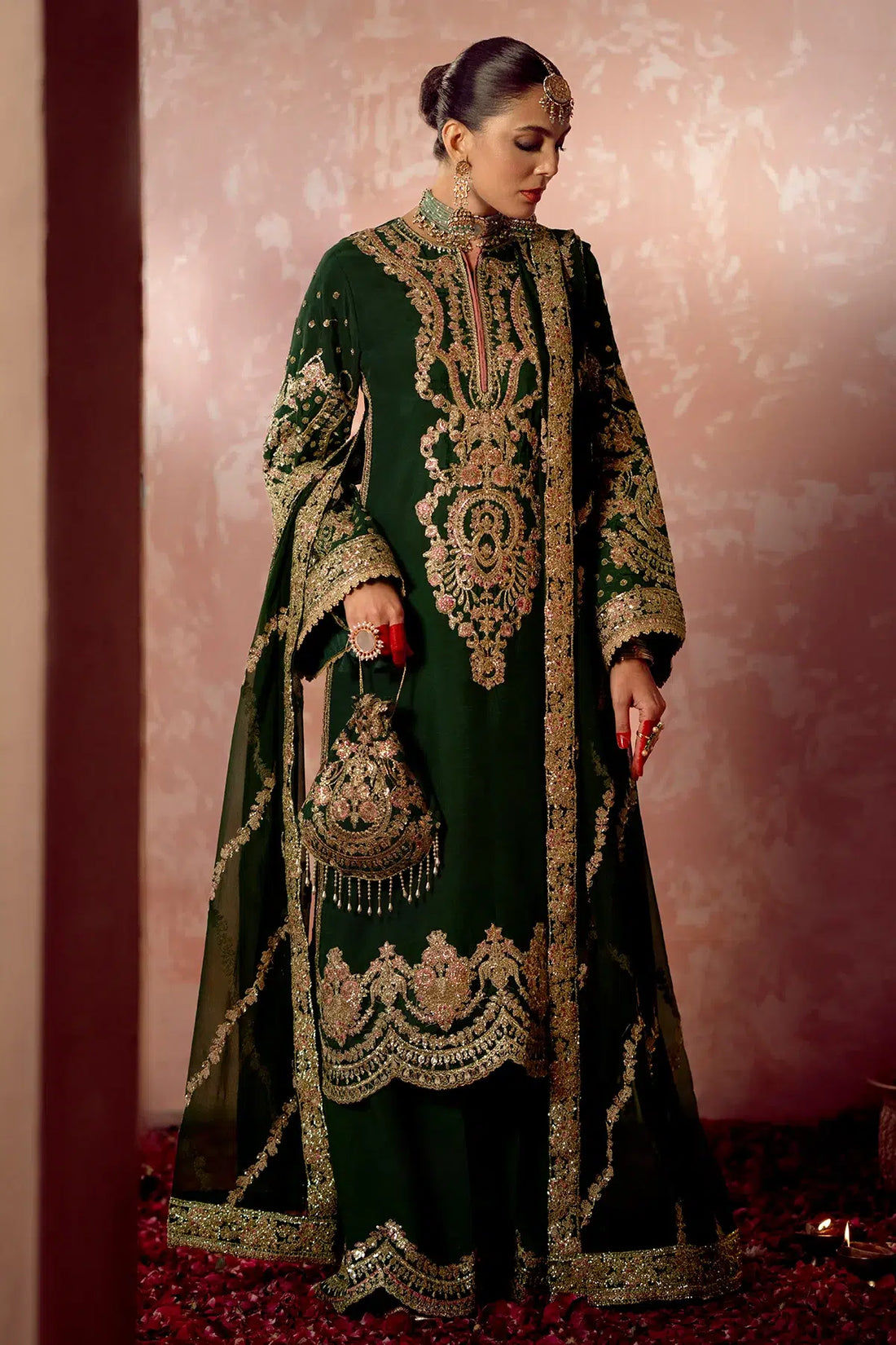 AJR Couture | Mushk The Silk Edit | Aangan - by - Libasekhas UK - Registered Vendor of : AJR Couture - 100% Original Designer Dresss
