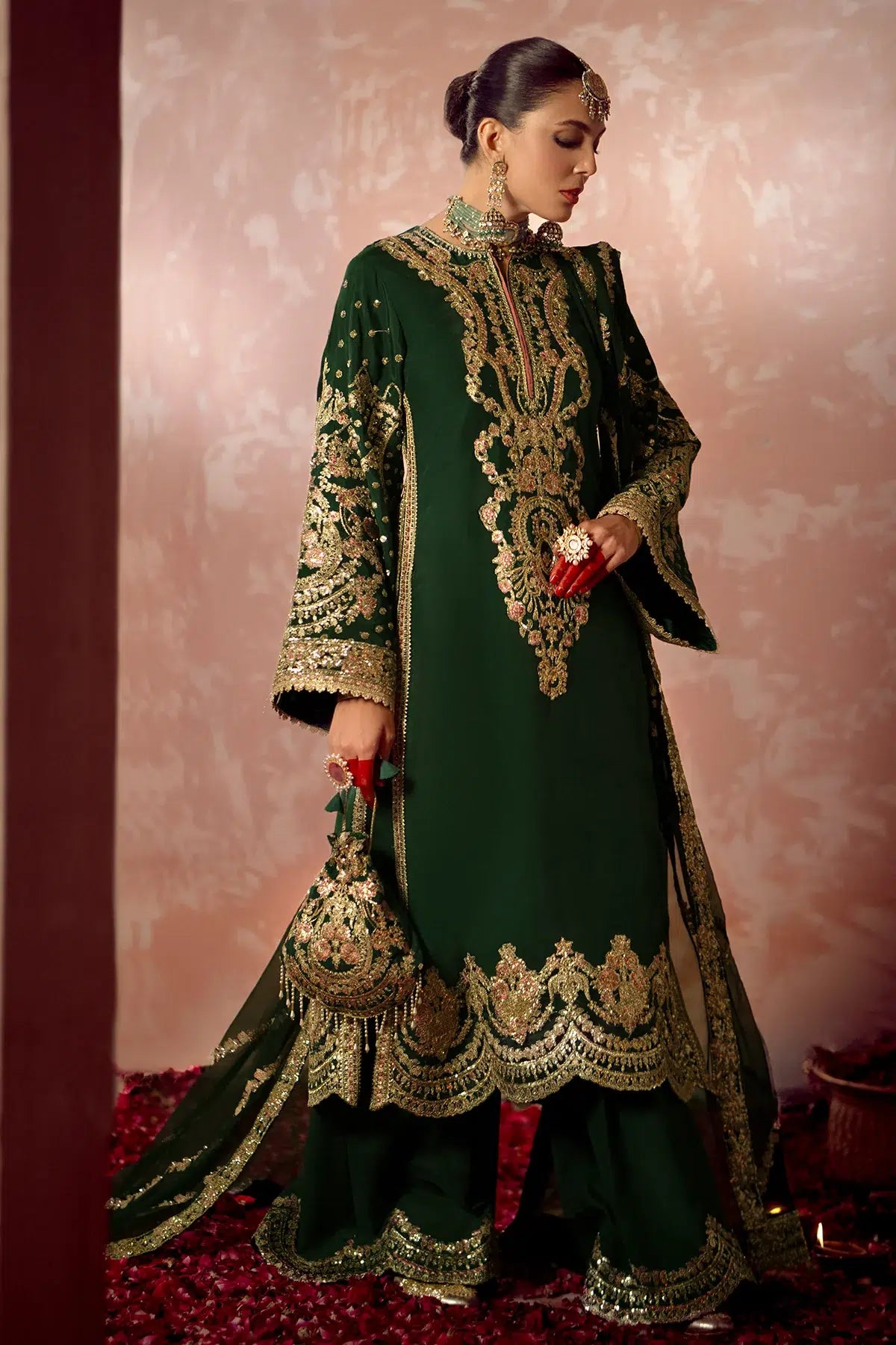 AJR Couture | Mushk The Silk Edit | Aangan - by - Libasekhas UK - Registered Vendor of : AJR Couture - 100% Original Designer Dresss