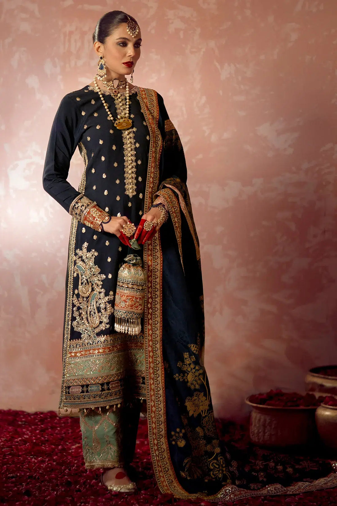 AJR Couture | Mushk The Silk Edit | Khushboo - by - Libasekhas UK - Registered Vendor of : AJR Couture - 100% Original Designer Dresss