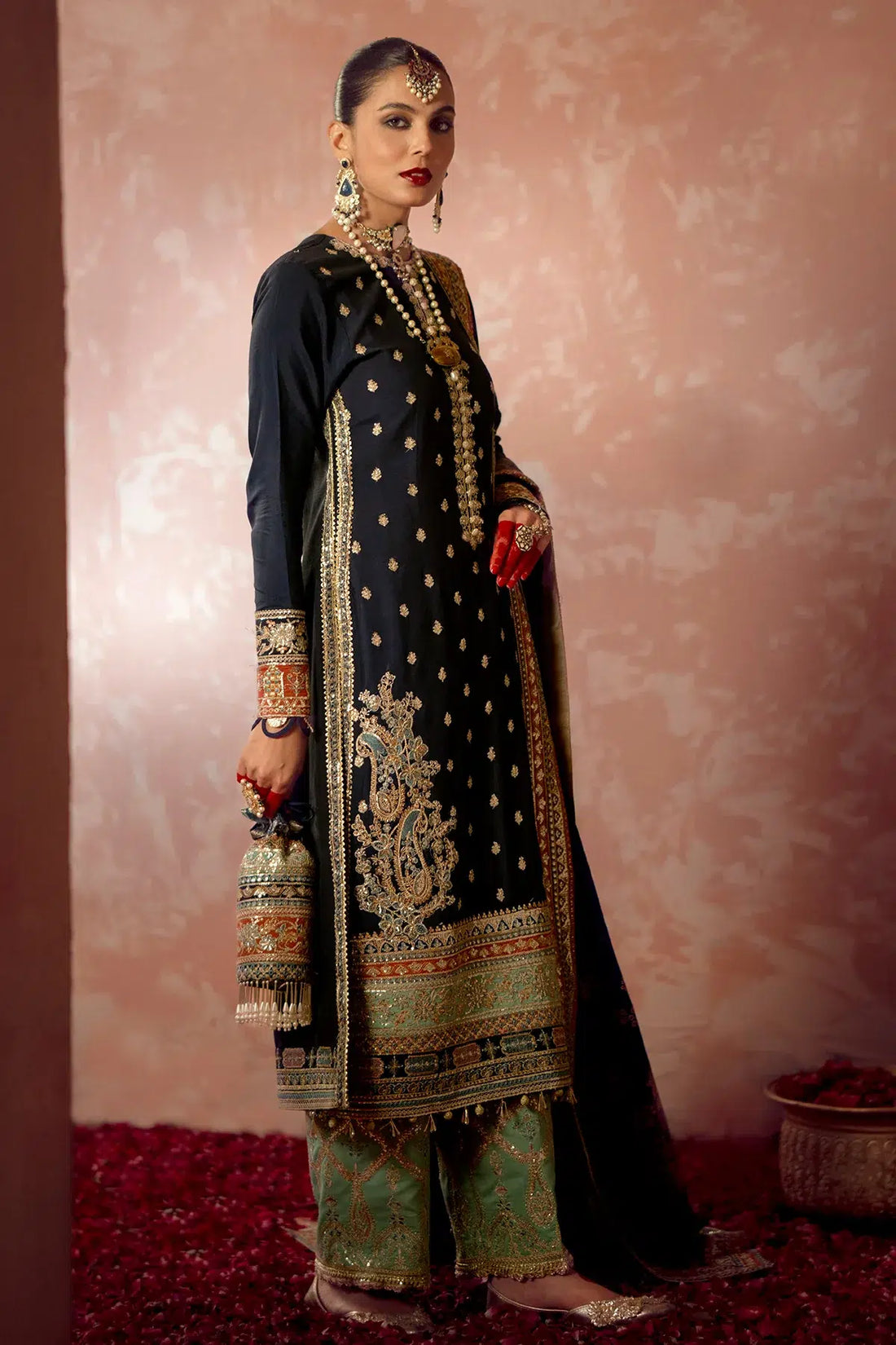 AJR Couture | Mushk The Silk Edit | Khushboo - by - Libasekhas UK - Registered Vendor of : AJR Couture - 100% Original Designer Dresss