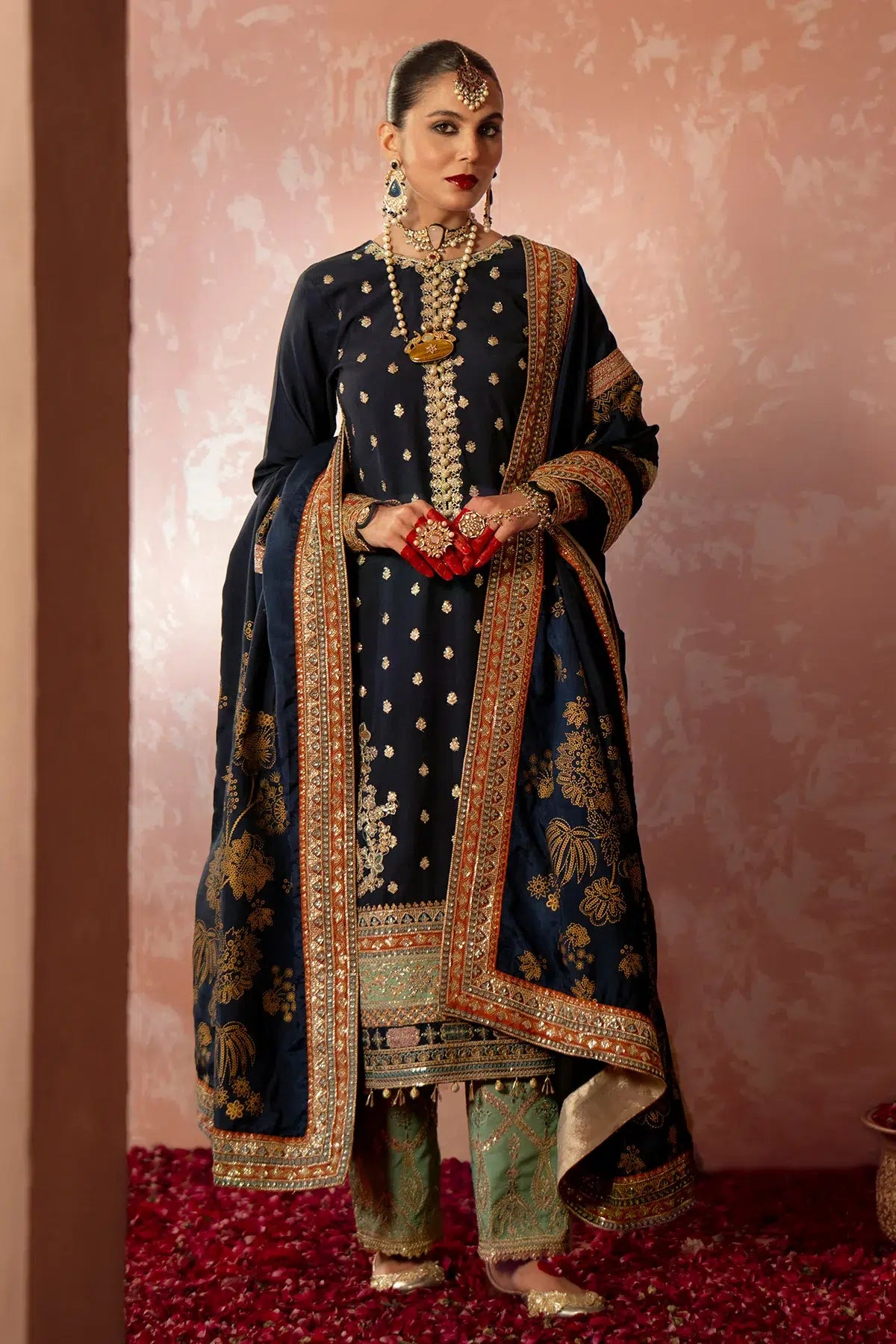 AJR Couture | Mushk The Silk Edit | Khushboo - by - Libasekhas UK - Registered Vendor of : AJR Couture - 100% Original Designer Dresss