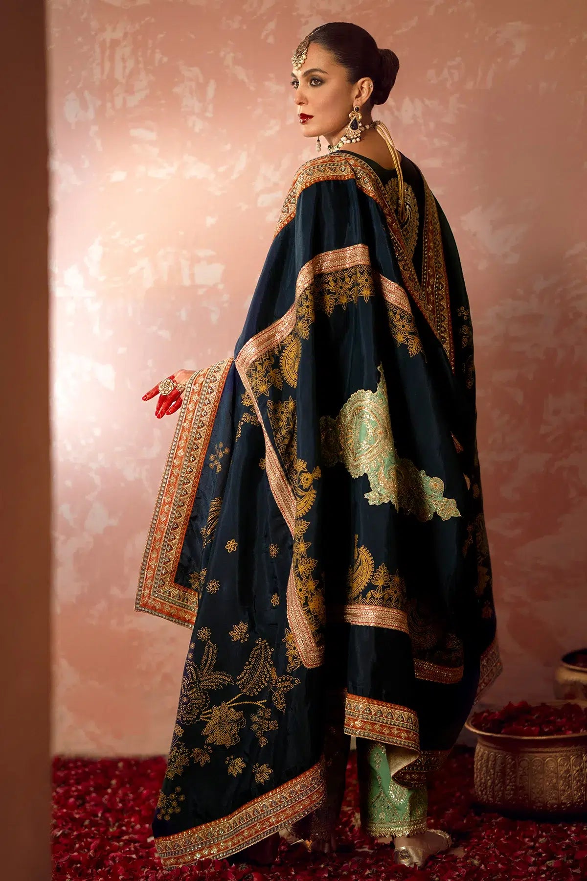 AJR Couture | Mushk The Silk Edit | Khushboo - by - Libasekhas UK - Registered Vendor of : AJR Couture - 100% Original Designer Dresss