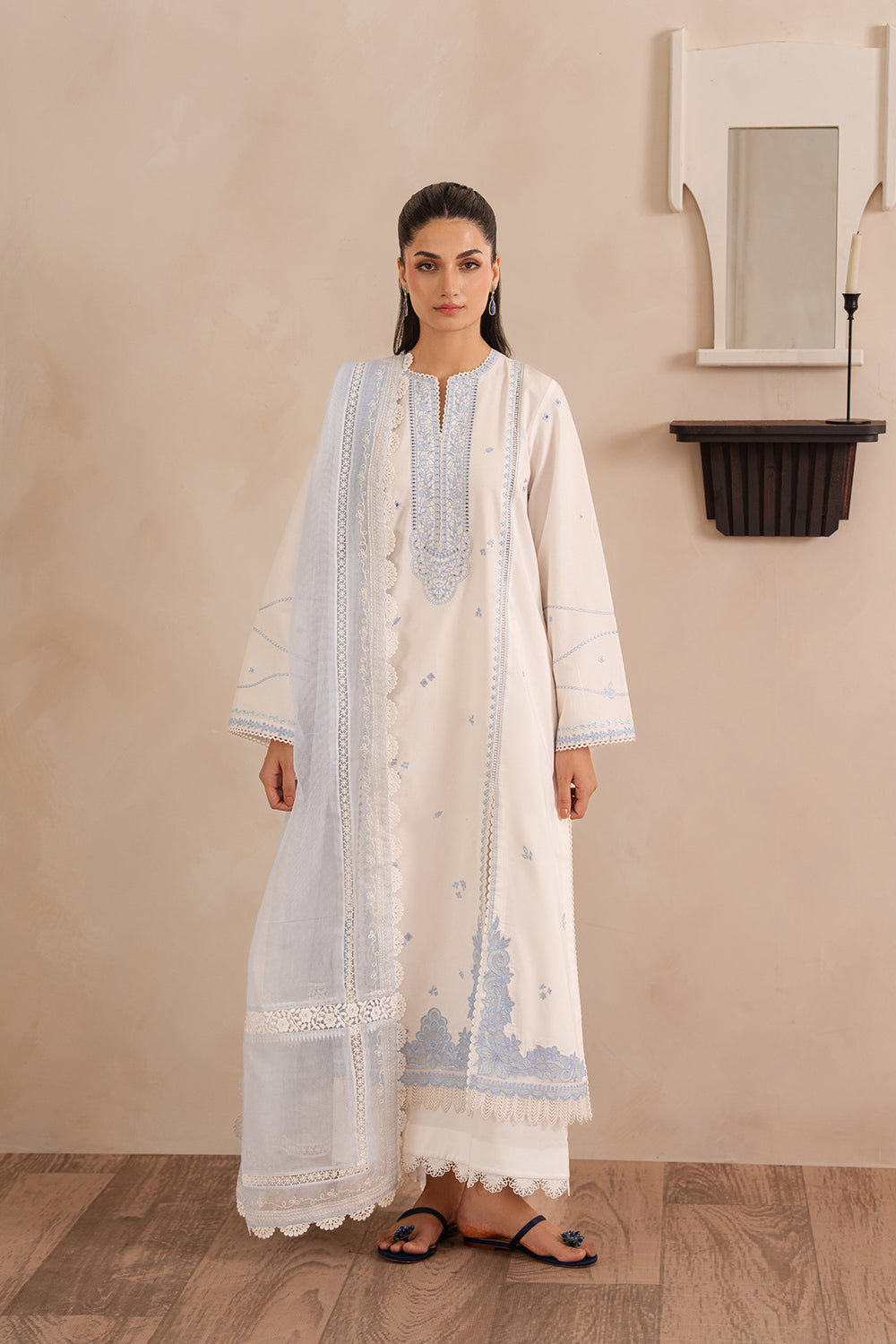 Afrozeh | Muted Muse 26 | Pearl - by Libasekhas UK - Registered Vendor of : Afrozeh - 100% Original Designer Dress