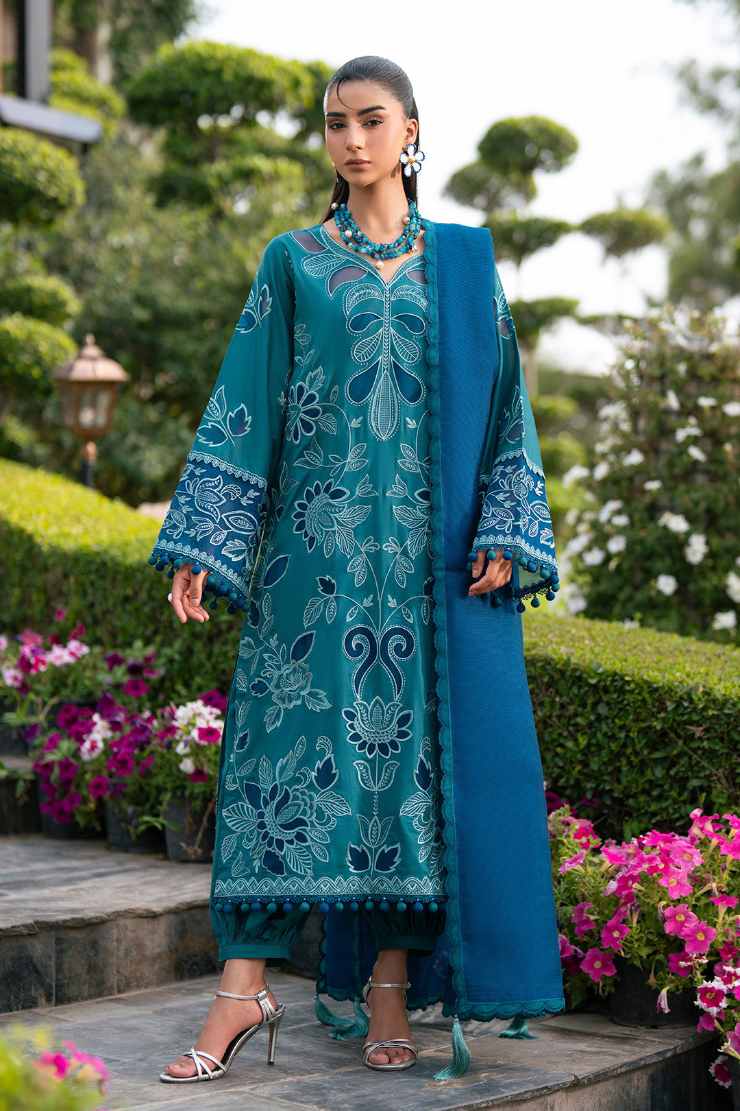 Alizeh | Printed Lawn | AF-EL-7071-Bloom - by Libasekhas UK - Registered Vendor of : Alizeh - 100% Original Designer Dress