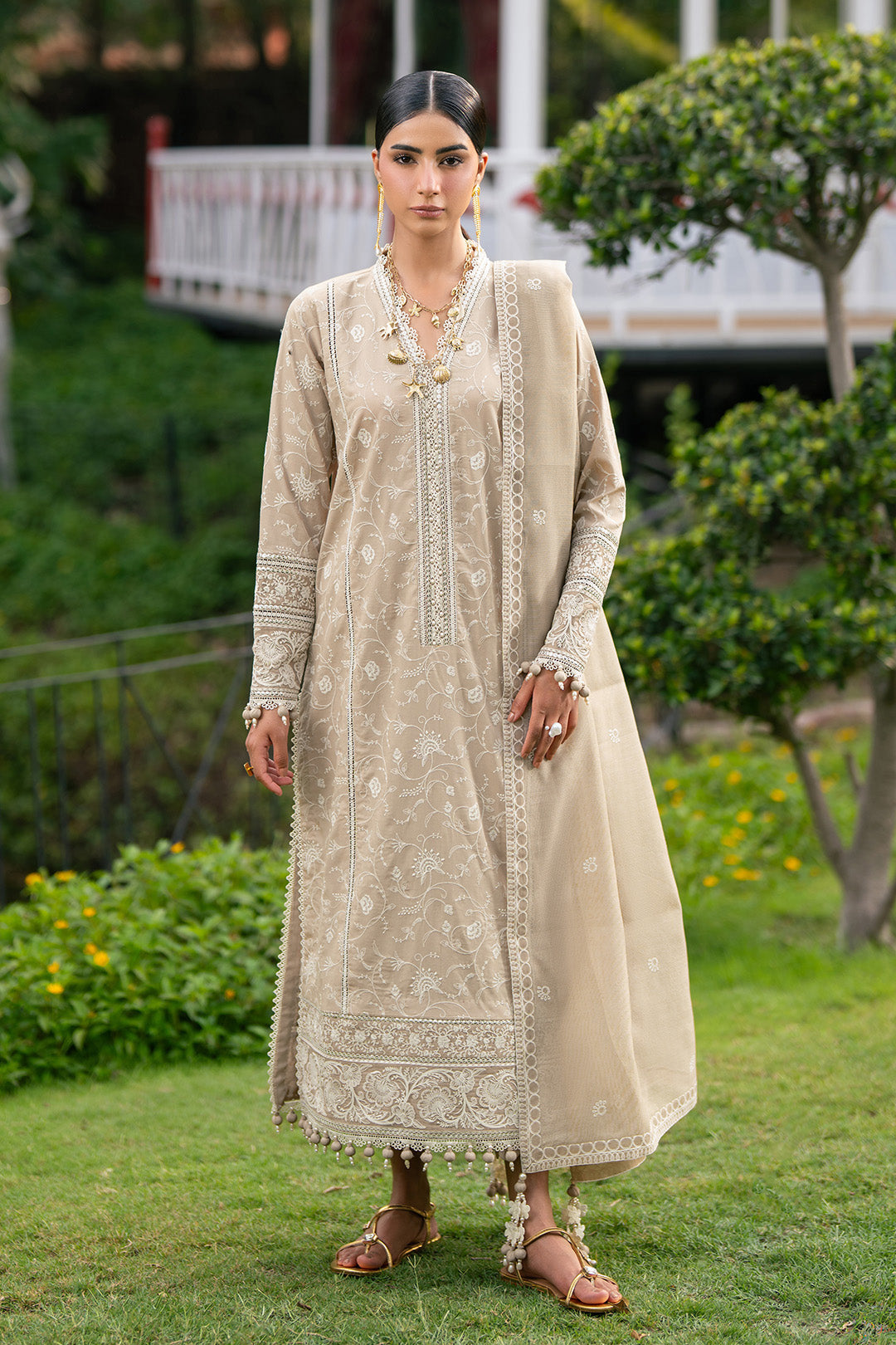 Alizeh | Printed Lawn | AF-EL-7069-Drape - by Libasekhas UK - Registered Vendor of : Alizeh - 100% Original Designer Dress