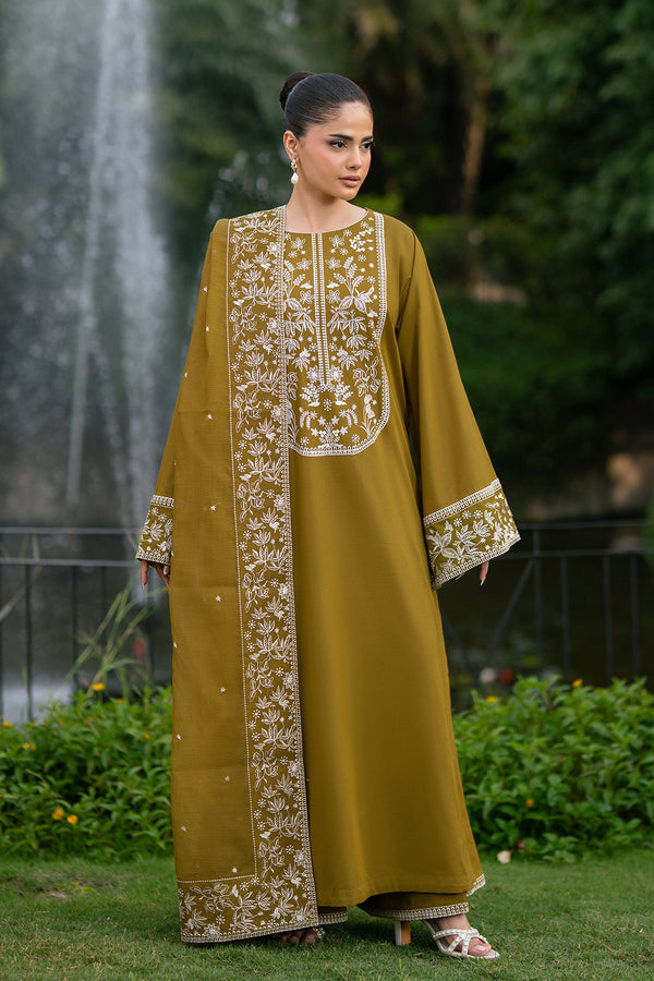 Alizeh | Printed Lawn | AF-EL-7075-Moss - by Libasekhas UK - Registered Vendor of : Alizeh - 100% Original Designer Dress