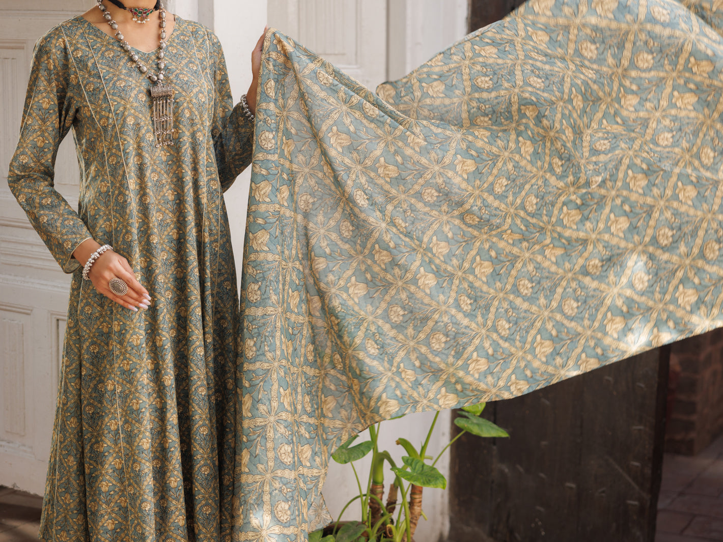 Almirah | Traditional Tale | ALP-3PS-2130 - by - Libasekhas UK - Registered Vendor of : Almirah - 100% Original Designer Dresss