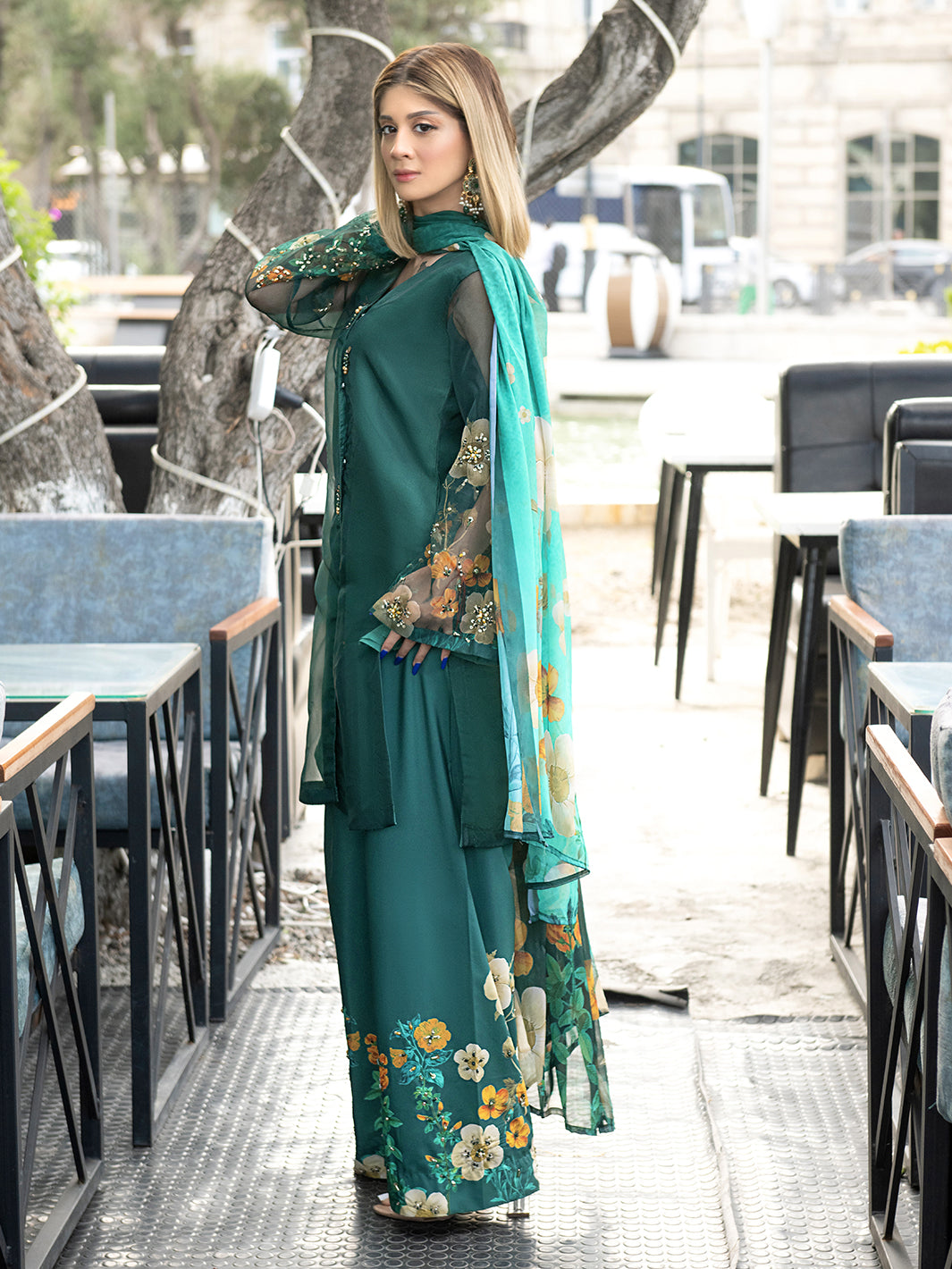 Ain | Venice Vibes | AN-155 - by Libasekhas UK - Registered Vendor of : Ain - 100% Original Designer Dress