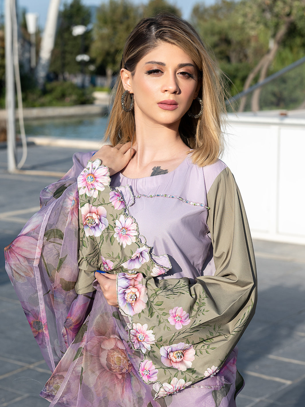 Ain | Venice Vibes | AN-157 - by Libasekhas UK - Registered Vendor of : Ain - 100% Original Designer Dress