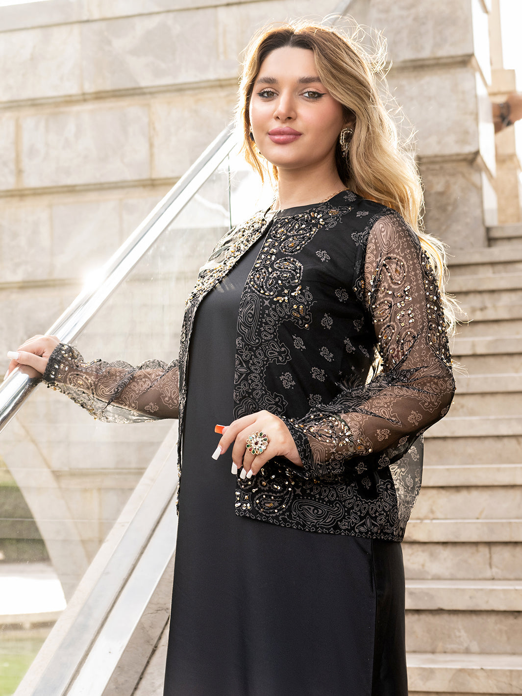 Ain | Venice Vibes | AN-162 - by Libasekhas UK - Registered Vendor of : Ain - 100% Original Designer Dress