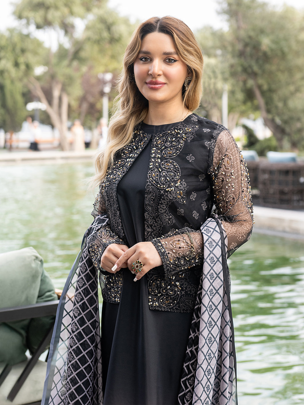 Ain | Venice Vibes | AN-162 - by Libasekhas UK - Registered Vendor of : Ain - 100% Original Designer Dress