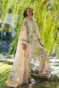 AJR Couture | Printed Chikankari 26 | Lila - by Libasekhas UK - Registered Vendor of : AJR Couture - 100% Original Designer Dress