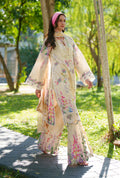 AJR Couture | Printed Chikankari 26 | Lila - by Libasekhas UK - Registered Vendor of : AJR Couture - 100% Original Designer Dress
