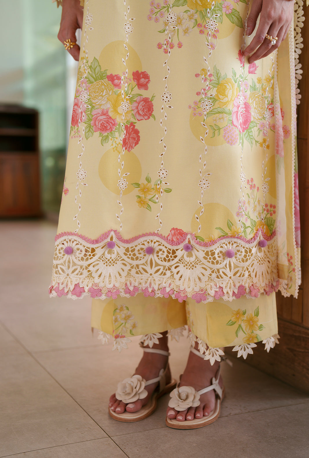 AJR Couture | Printed Chikankari 26 | Feya - by Libasekhas UK - Registered Vendor of : AJR Couture - 100% Original Designer Dress