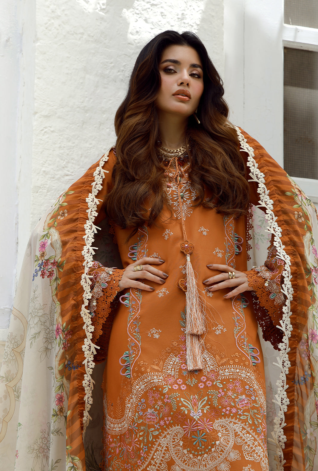 AJR Couture | Signature Lawn 26 | Viona - by Libasekhas UK - Registered Vendor of : AJR Couture - 100% Original Designer Dress