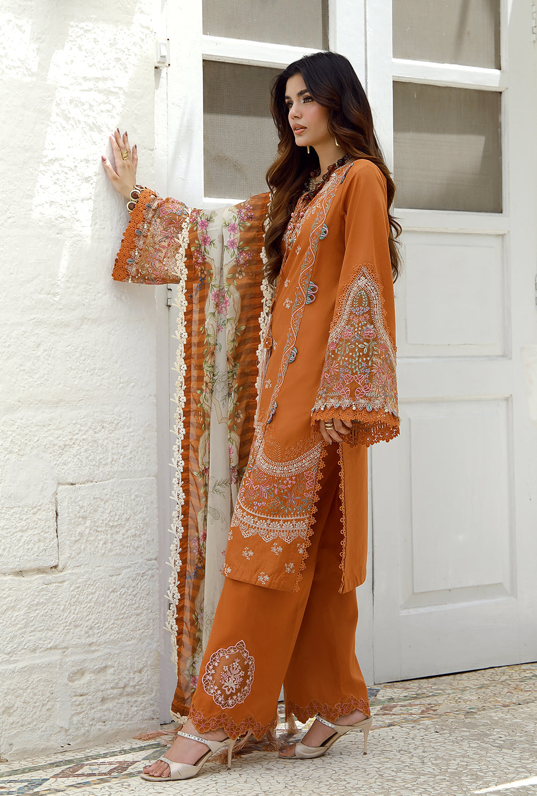 AJR Couture | Signature Lawn 26 | Viona - by Libasekhas UK - Registered Vendor of : AJR Couture - 100% Original Designer Dress
