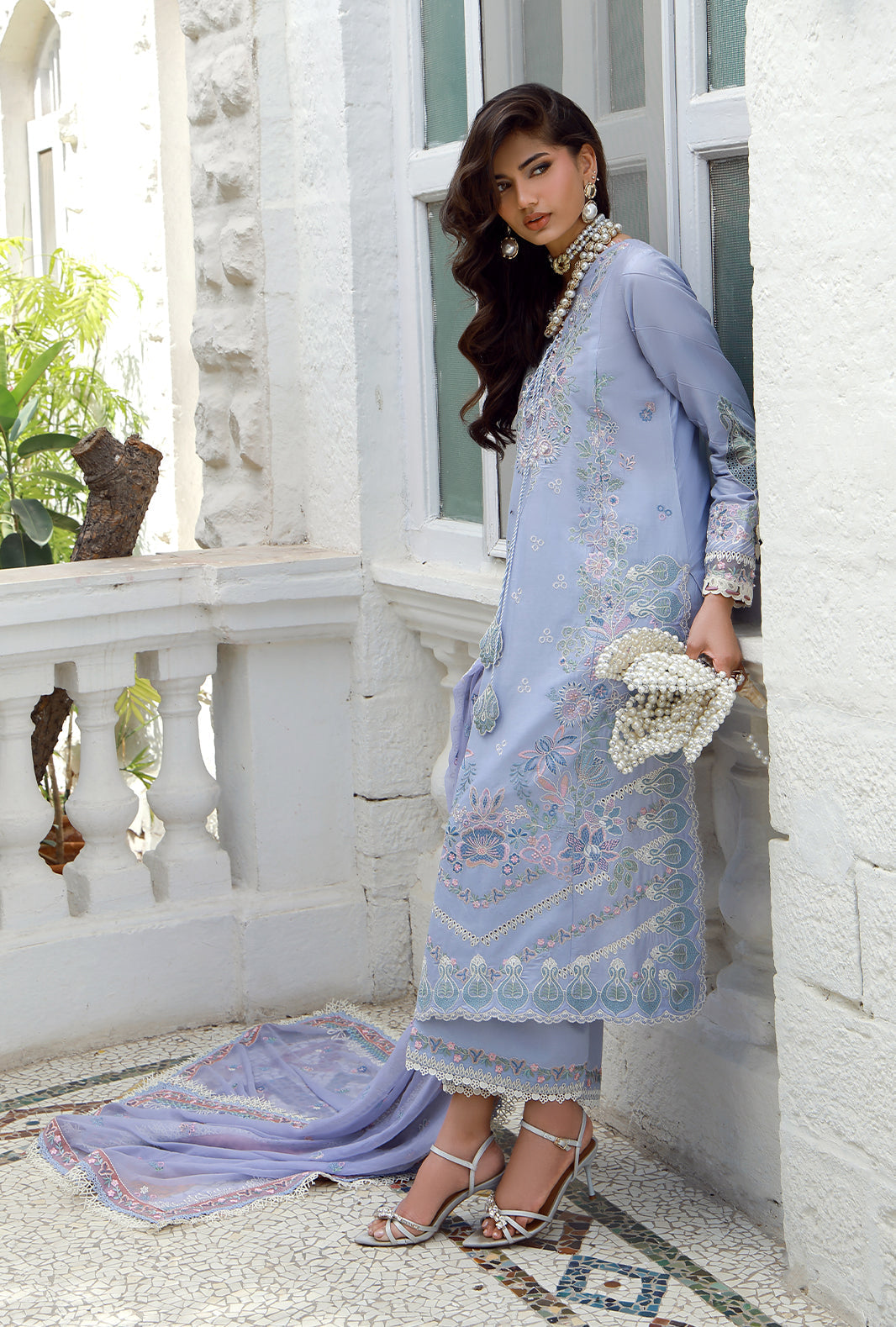 AJR Couture | Signature Lawn 26 | Velia - by Libasekhas UK - Registered Vendor of : AJR Couture - 100% Original Designer Dress