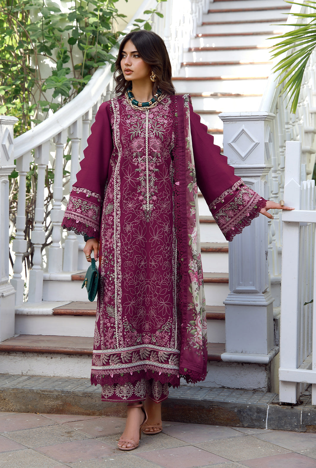 AJR Couture | Signature Lawn 26 | Luxa - by Libasekhas UK - Registered Vendor of : AJR Couture - 100% Original Designer Dress