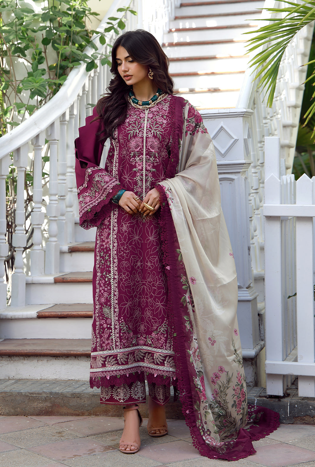 AJR Couture | Signature Lawn 26 | Luxa - by Libasekhas UK - Registered Vendor of : AJR Couture - 100% Original Designer Dress