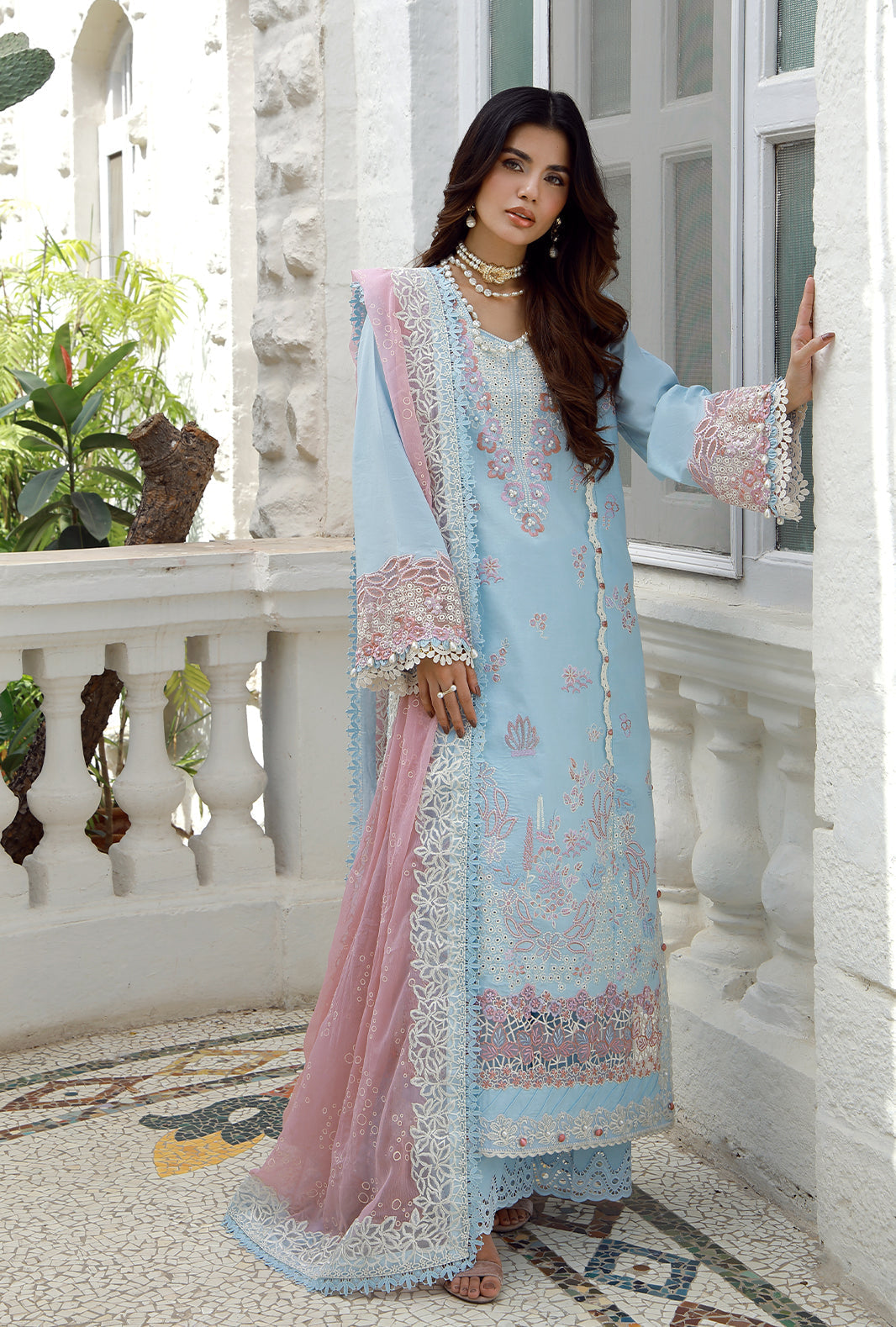 AJR Couture | Signature Lawn 26 | Evren - by Libasekhas UK - Registered Vendor of : AJR Couture - 100% Original Designer Dress