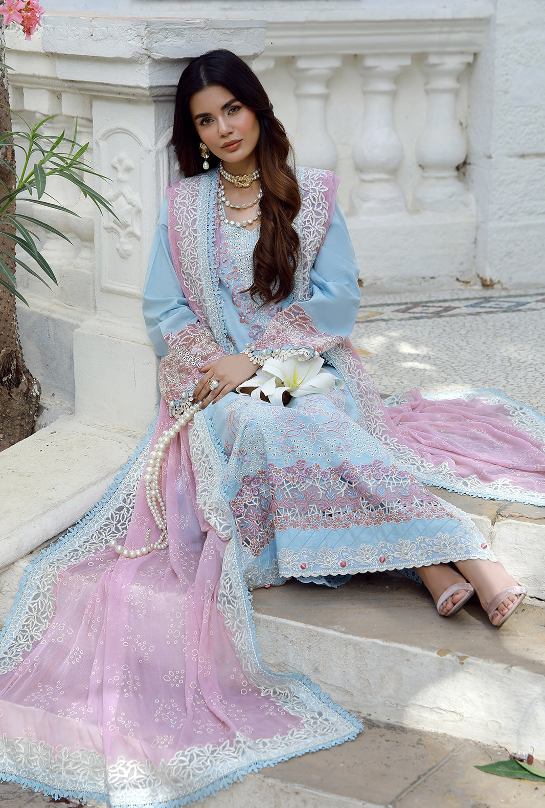 AJR Couture | Signature Lawn 26 | Evren - by Libasekhas UK - Registered Vendor of : AJR Couture - 100% Original Designer Dress