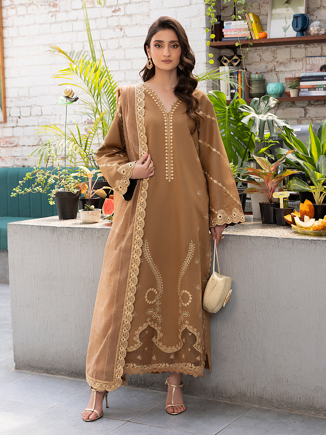 Izel | Meadow Muse Embroidered Lawn 25 | AVELA - by - Libasekhas UK - Registered Vendor of : Izel - 100% Original Designer Dresss
