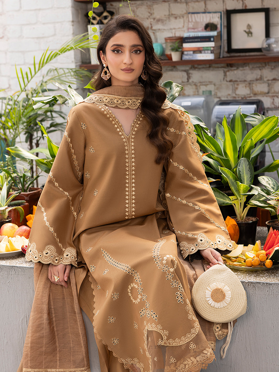Izel | Meadow Muse Embroidered Lawn 25 | AVELA - by - Libasekhas UK - Registered Vendor of : Izel - 100% Original Designer Dresss