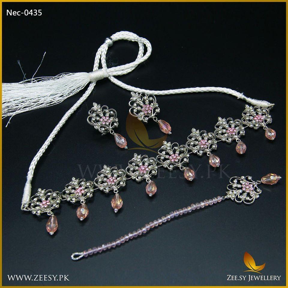 Ayeza Khan Necklace-0435 - by - Libasekhas UK - Registered Vendor of : Zeesy - 100% Original Designer Dresss