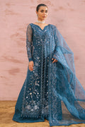 Cross Stitch | Wedding Collection 25 | AZURE TRANQUIL - by - Libasekhas UK - Registered Vendor of : Cross Stitch - 100% Original Designer Dresss