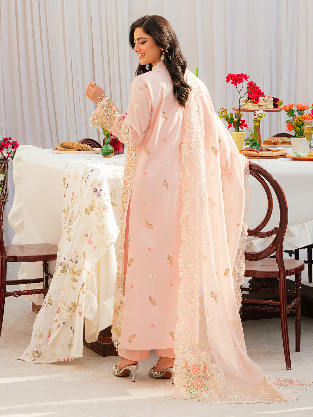 Mahnur | Allenura Luxury Lawn 24 | AZURE - by - Libasekhas UK - Registered Vendor of : Mahnur - 100% Original Designer Dresss
