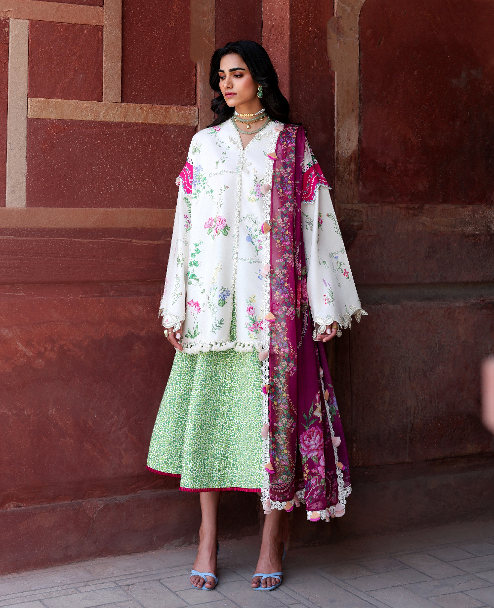 Republic Womenswear | Neoma Summer Prints 26 |Aabroo - by Libasekhas UK - Registered Vendor of : Republic Womenswear - 100% Original Designer Dress