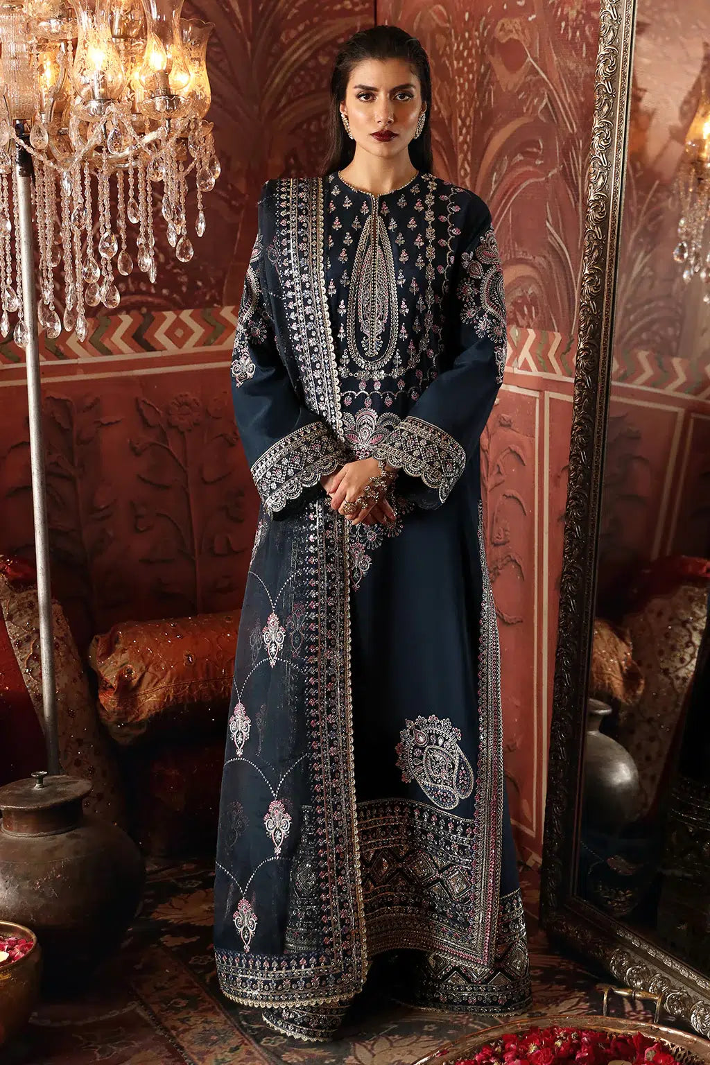 Afrozeh | Divani Silk Edit 23 | Naghma - by - Libasekhas UK - Registered Vendor of : Afrozeh - 100% Original Designer Dresss