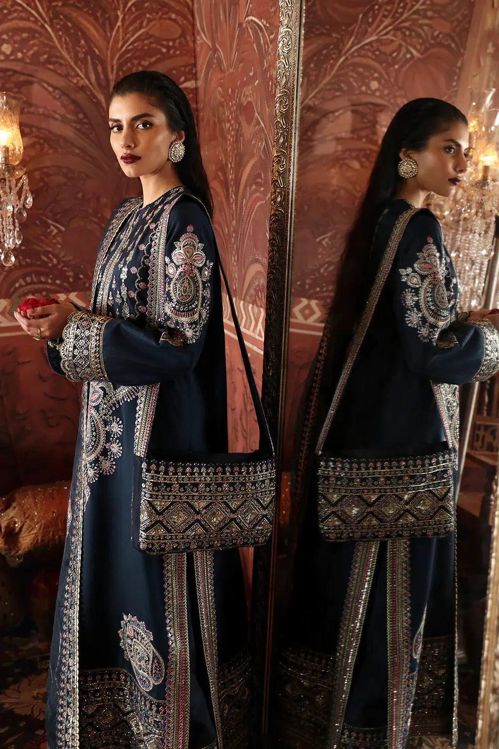 Afrozeh | Divani Silk Edit 23 | Naghma - by - Libasekhas UK - Registered Vendor of : Afrozeh - 100% Original Designer Dresss