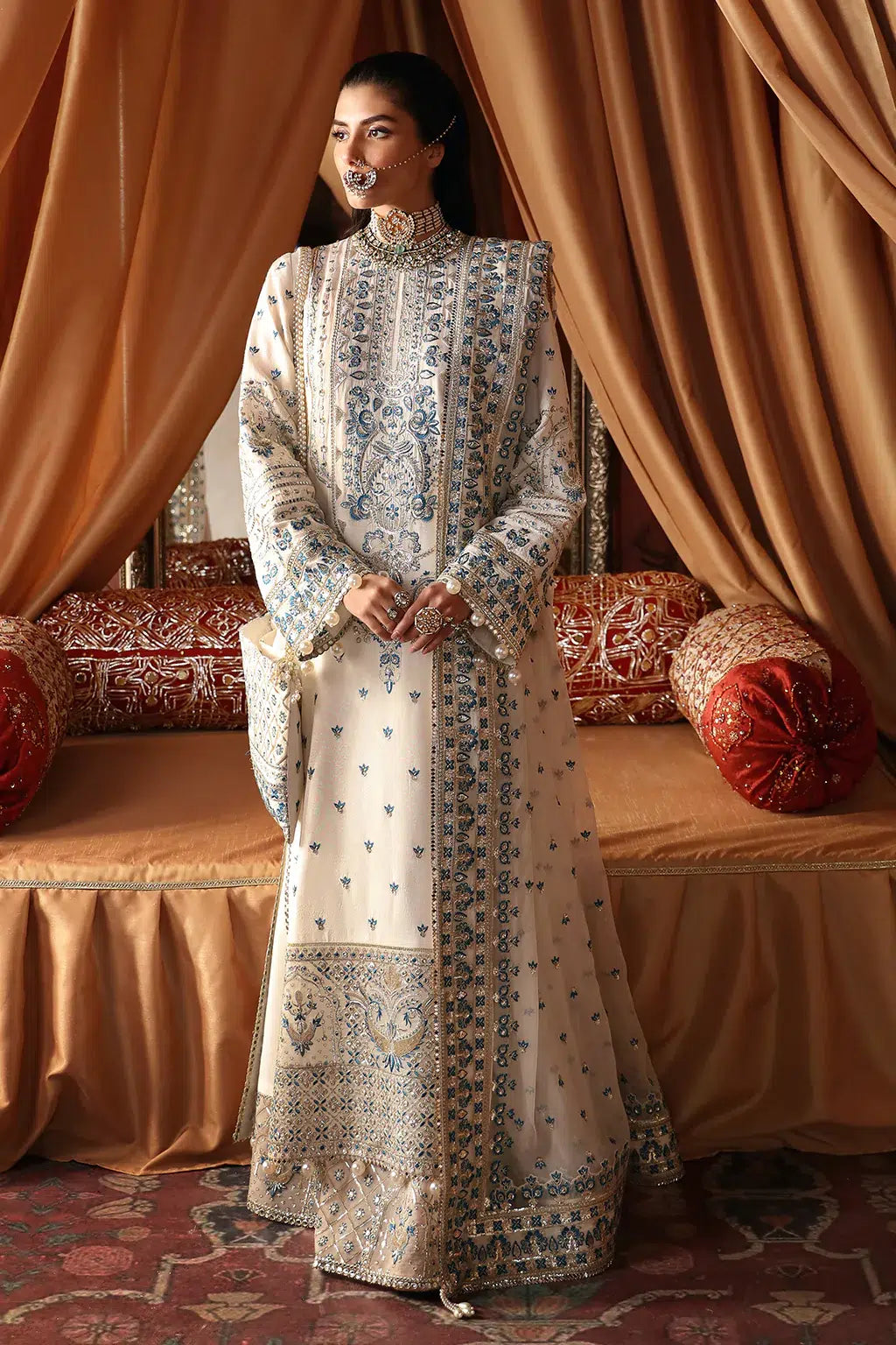 Afrozeh | Divani Silk Edit 23 | Chandni - by - Libasekhas UK - Registered Vendor of : Afrozeh - 100% Original Designer Dresss