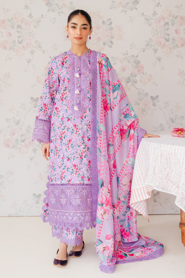 Afrozeh | The Floral Charm | Orchid - by - Libasekhas UK - Registered Vendor of : Afrozeh - 100% Original Designer Dresss
