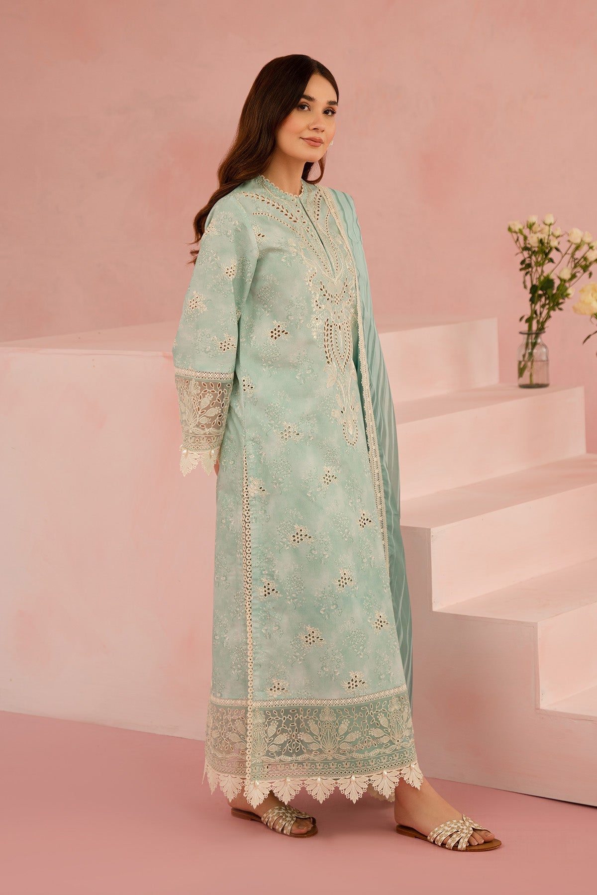 Afrozeh | Floral Charm 25 | Leonora - by - Libasekhas UK - Registered Vendor of : Afrozeh - 100% Original Designer Dresss