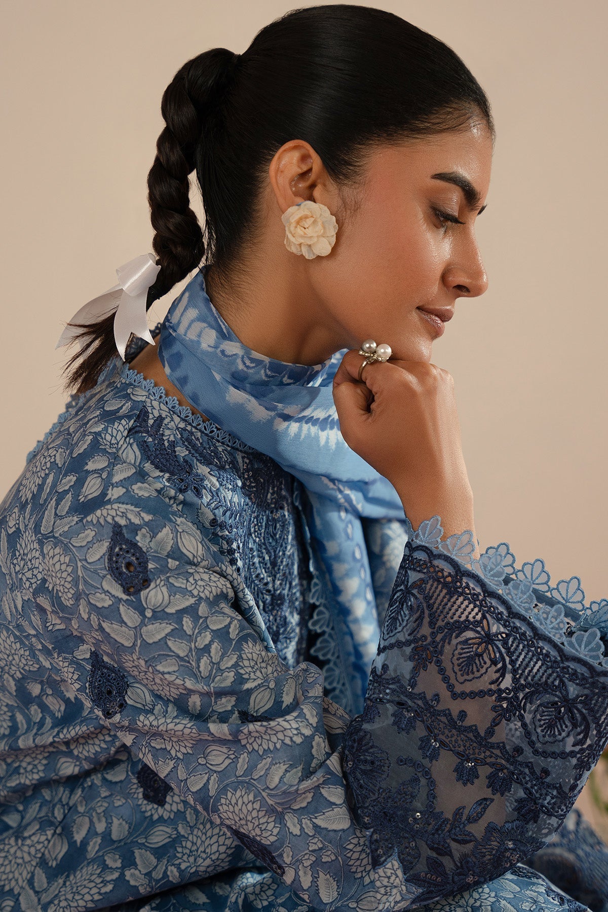 Afrozeh | Floral Charm 25 | Kalina - by - Libasekhas UK - Registered Vendor of : Afrozeh - 100% Original Designer Dresss