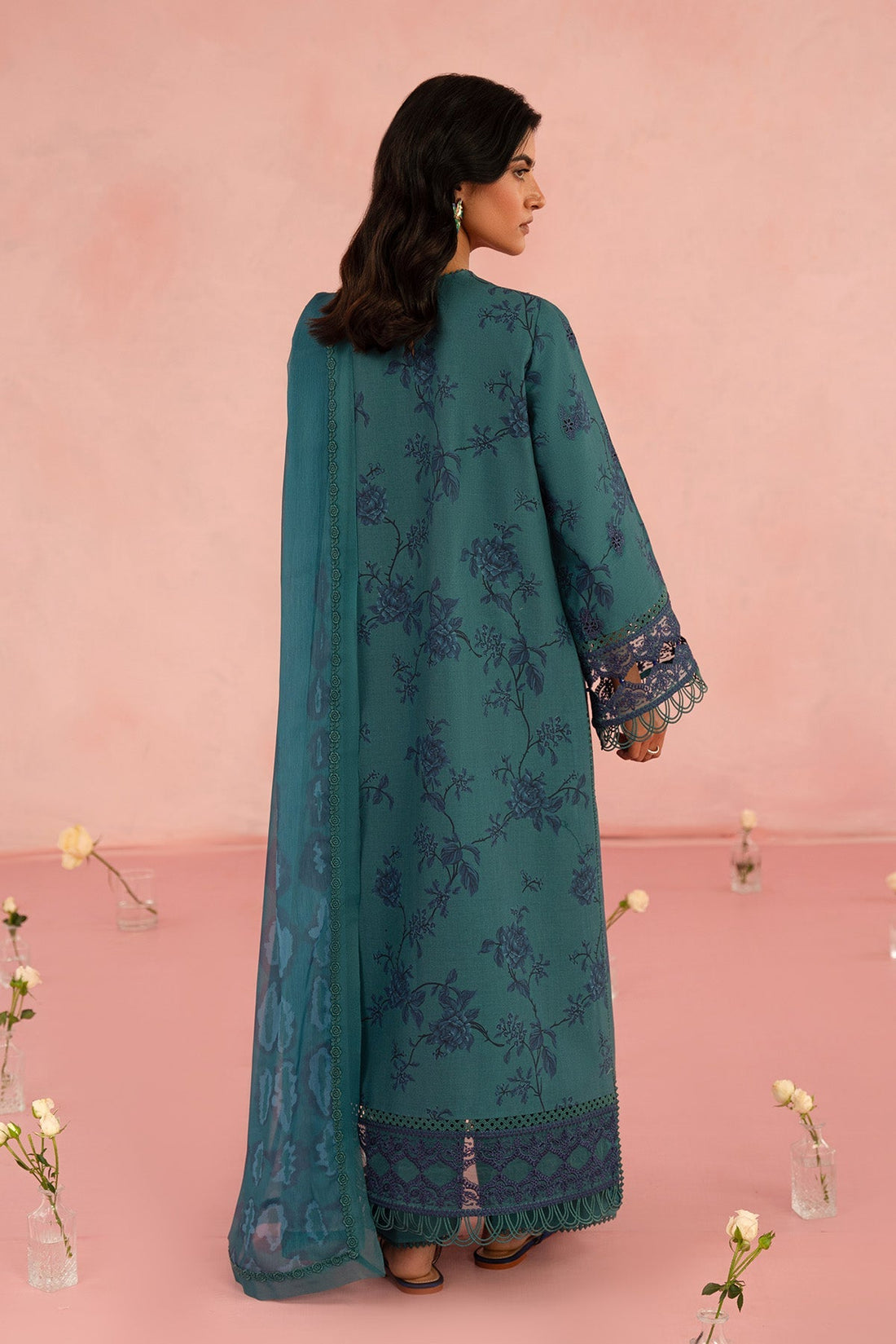Afrozeh | Floral Charm 25 | Acacia - by - Libasekhas UK - Registered Vendor of : Afrozeh - 100% Original Designer Dresss