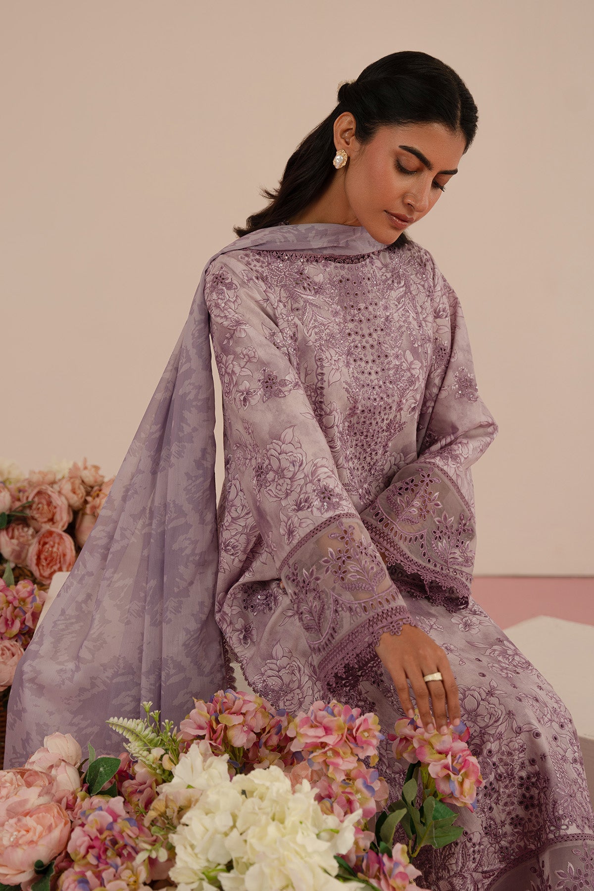 Afrozeh | Floral Charm 25 | Bellerose - by - Libasekhas UK - Registered Vendor of : Afrozeh - 100% Original Designer Dresss