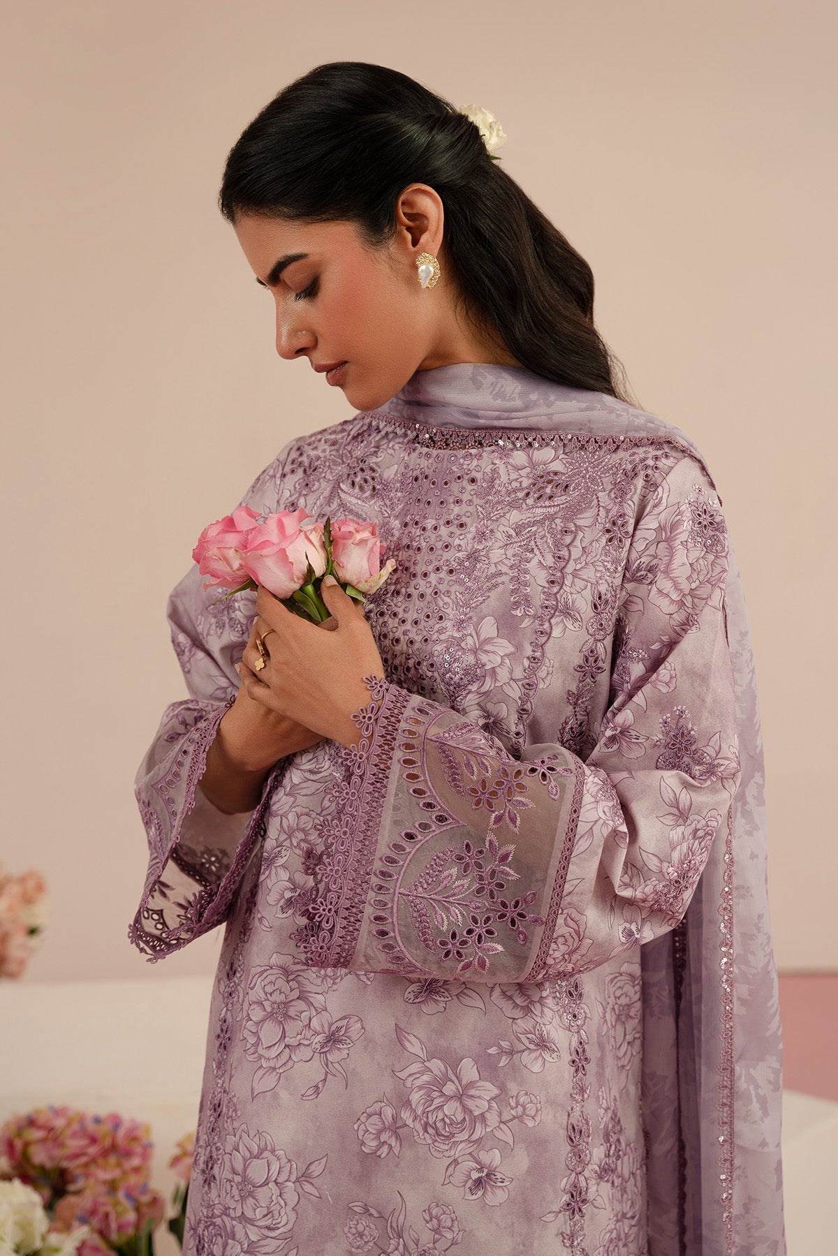 Afrozeh | Floral Charm 25 | Bellerose - by - Libasekhas UK - Registered Vendor of : Afrozeh - 100% Original Designer Dresss