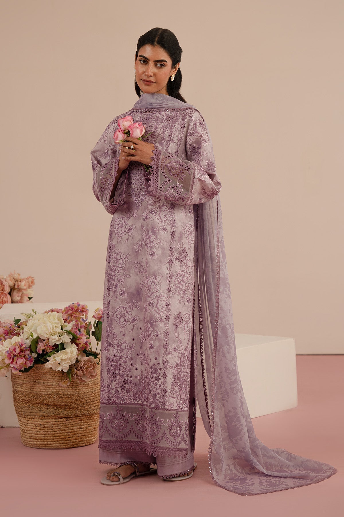 Afrozeh | Floral Charm 25 | Bellerose - by - Libasekhas UK - Registered Vendor of : Afrozeh - 100% Original Designer Dresss