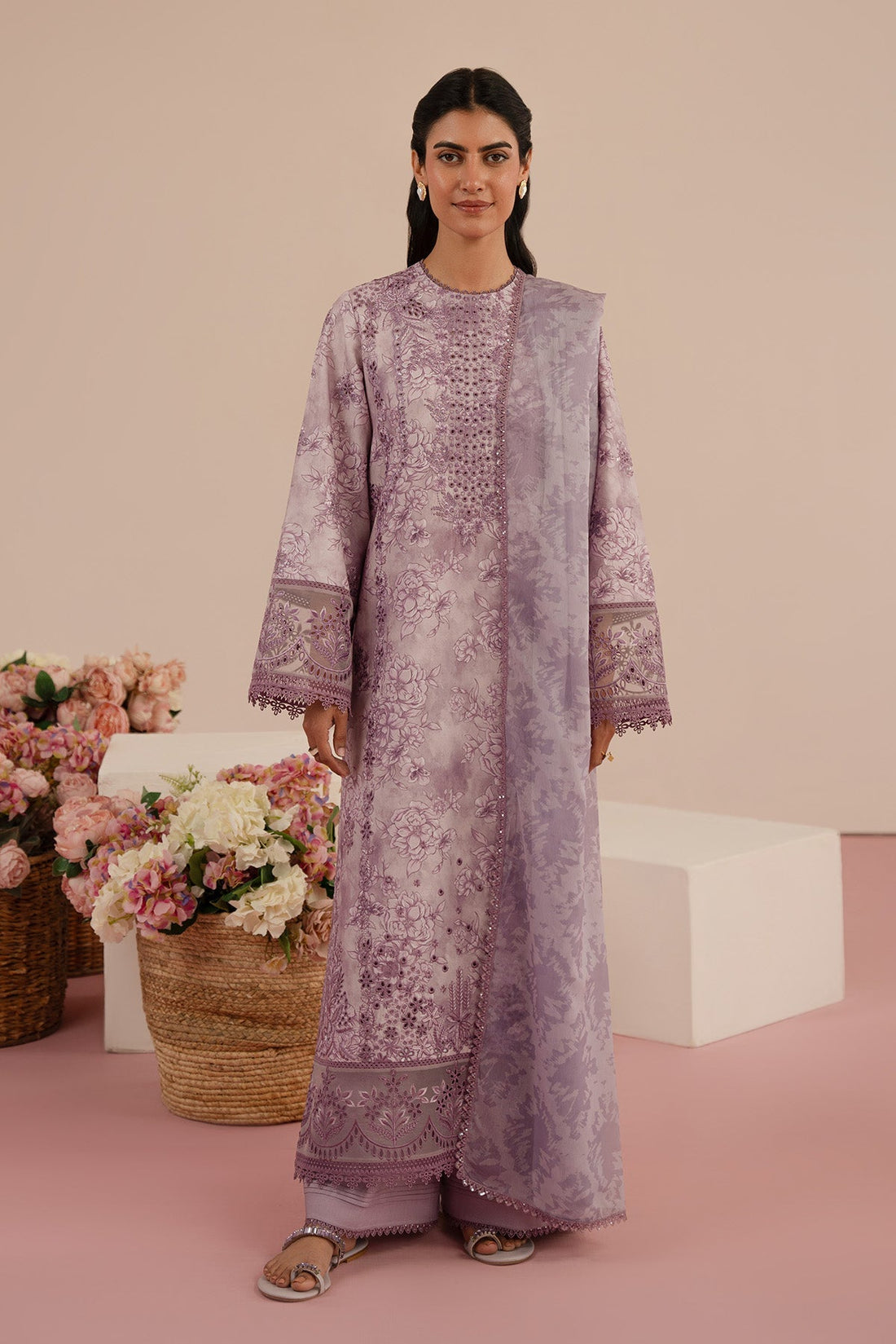 Afrozeh | Floral Charm 25 | Bellerose - by - Libasekhas UK - Registered Vendor of : Afrozeh - 100% Original Designer Dresss