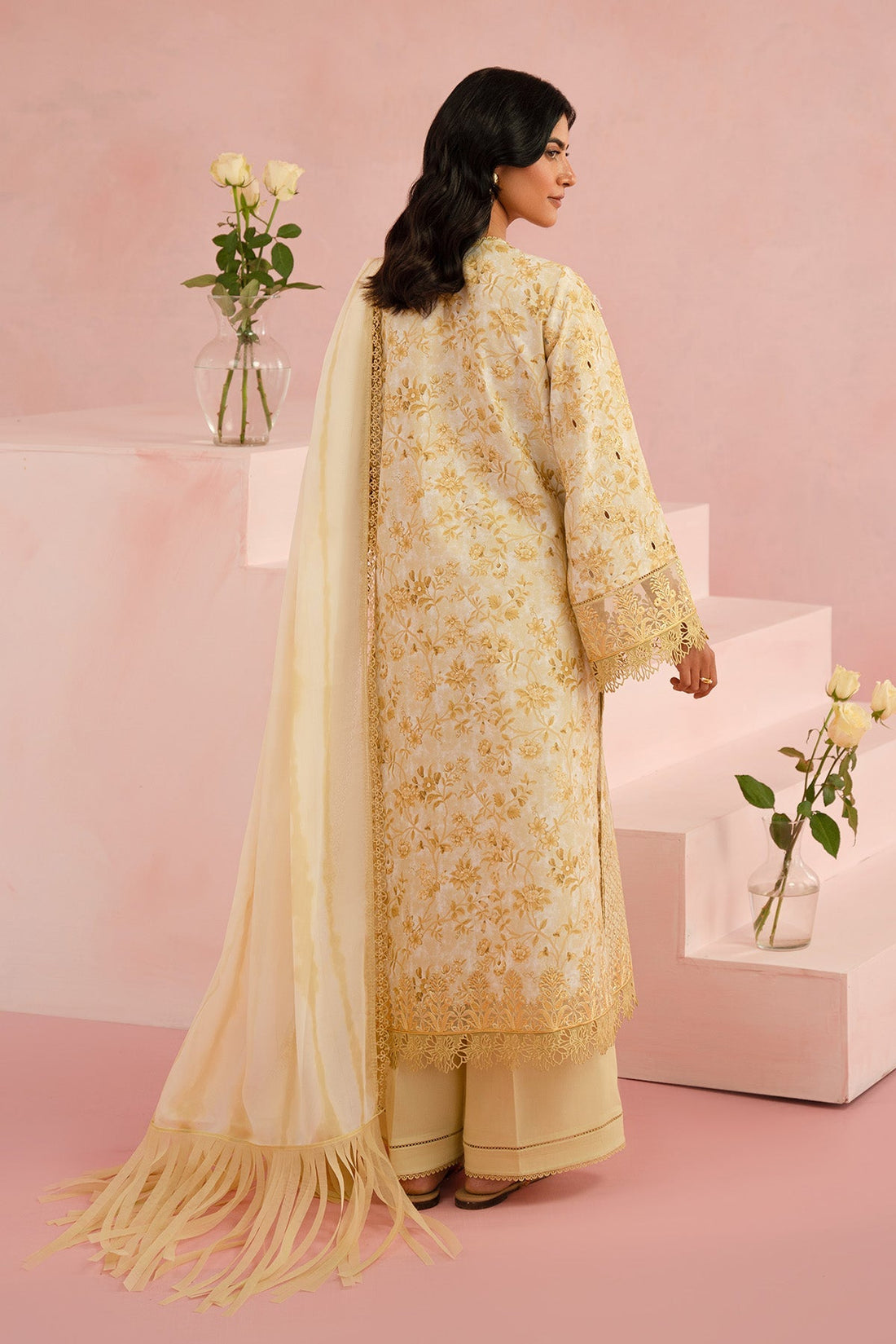 Afrozeh | Floral Charm 25 | Arbor - by - Libasekhas UK - Registered Vendor of : Afrozeh - 100% Original Designer Dresss