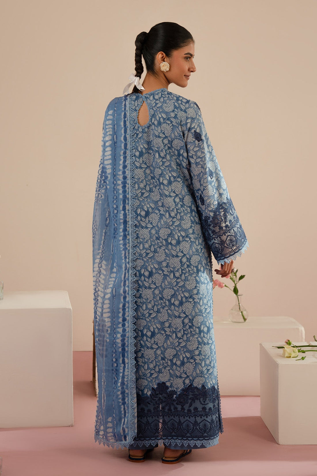 Afrozeh | Floral Charm 25 | Kalina - by - Libasekhas UK - Registered Vendor of : Afrozeh - 100% Original Designer Dresss