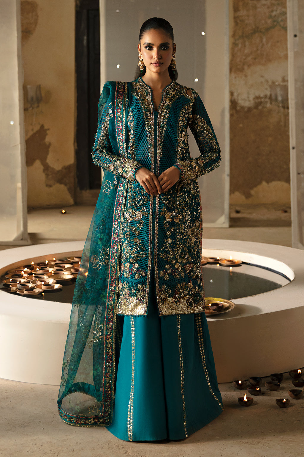 Afrozeh | Hayat Wedding Formals 24 | Meerub - by - Libasekhas UK - Registered Vendor of : Afrozeh - 100% Original Designer Dresss
