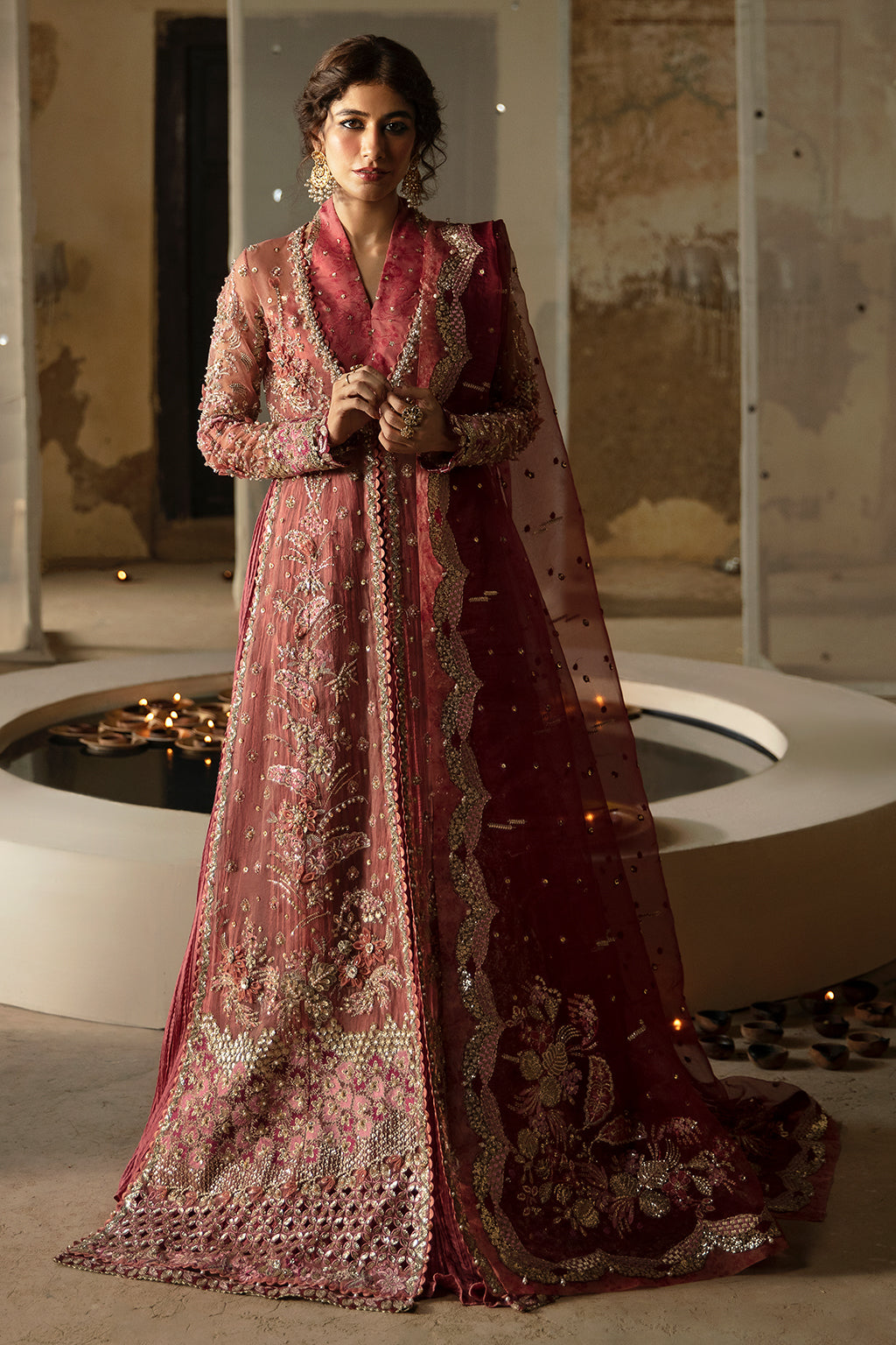 Afrozeh | Hayat Wedding Formals 24 | Mehreen - by - Libasekhas UK - Registered Vendor of : Afrozeh - 100% Original Designer Dresss
